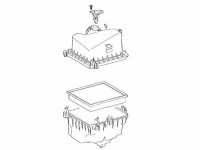 Toyota 17700-25140 Cleaner Assembly, Air W