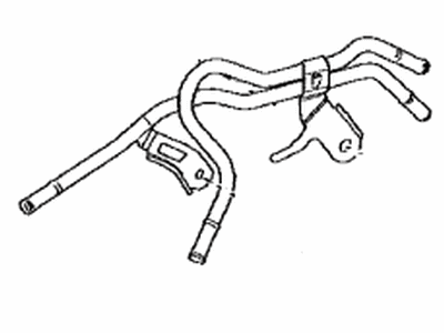 Toyota 32907-42070 Tube Sub-Assembly, Oil Cooler W/O Hose