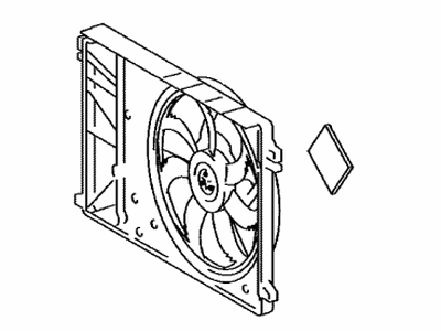 Toyota 16380-31010 Bracket Assy,  Fan