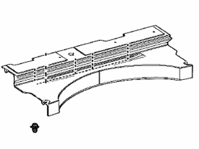 Toyota 58577-42150-C0 Plate,  Rear Floor Mat Support Side,  NO.1