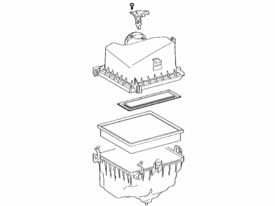Toyota 17700-25141 Cleaner Assembly, Air W