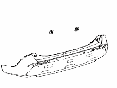 Toyota 52159-42939 Cover, Rr Bumper W/R