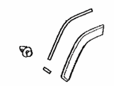 Toyota 75061-42010 Moulding Set,  Outside