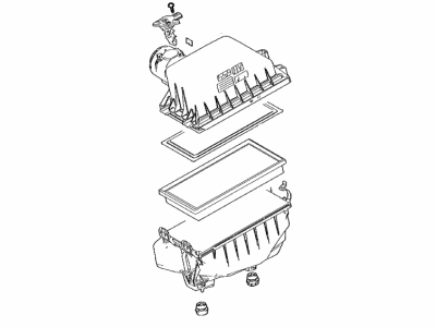 Toyota 17700-25110 Cleaner Assy,  Air