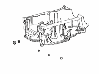 Toyota 11420-25010 Crankcase Assy,  Stiffening