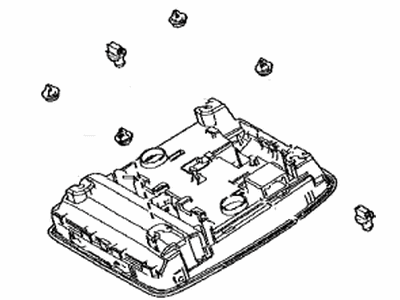 Toyota 81208-42710-B0 Lamp Sub-Assembly, Map