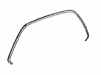 Toyota 53853-42040 Pad,  Front Wheel Opening Extension,  NO.1