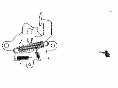 Toyota 53510-42120 Lock Assy,  Hood