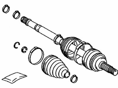 Toyota 43470-80468 Shaft Assy,  Front Drive Outboard Joint,  LH