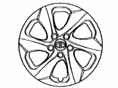 Toyota 42602-42040 Cap,  Wheel