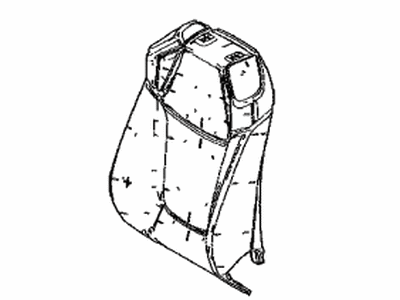 Toyota 71551-42340 Pad,  Front Seat Back,  RH(For Separate Type)