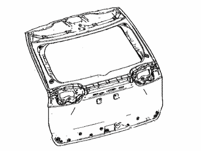 Toyota 67005-42640 Panel Sub-Assembly, Back