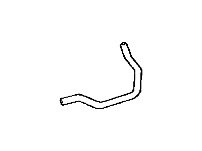 Toyota 16282-74080 Hose,  Water By-Pass,  NO.2