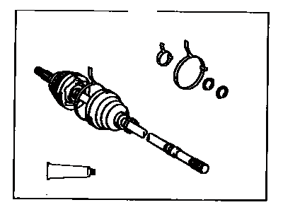 Toyota 43470-39206 Shaft Assembly, Front Drive Outboard Joint, Passenger Side