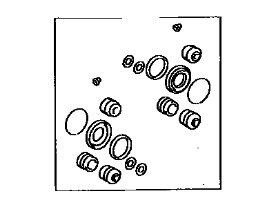 Toyota 04479-20120 Cylinder Kit,  Disc Brake,  Rear