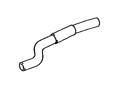 Toyota 16571-74191 Hose,  Radiator,  Inlet