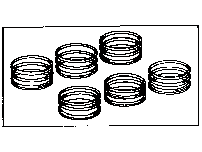 Toyota 13011-65021 Ring Set, Piston