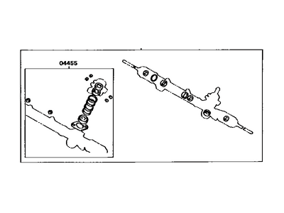 Toyota 04445-06012 Gasket Kit, Power Steering Gear