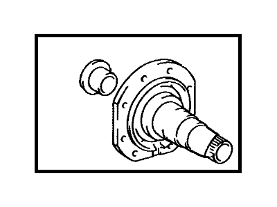 Toyota 43401-60012 Spindle Sub-Assy,  Steering Knuckle