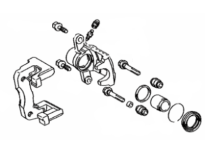 Toyota 47850-06050 Cylinder Assy,  Disc Brake,  Rear LH