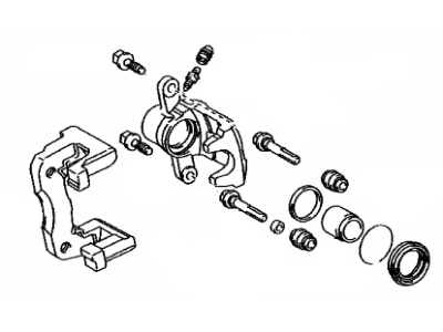 Toyota 47830-06050 Cylinder Assy,  Rear Disc Brake,  RH