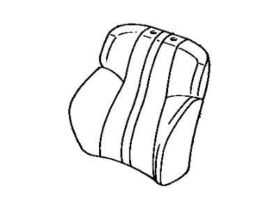 Toyota 71073-2G580-A0 Front Seat Back Cover, Right(For Separate Type)