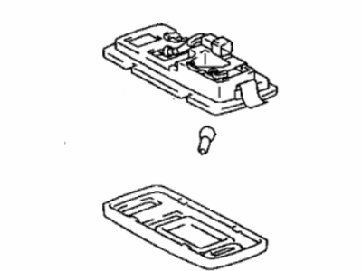 Toyota 81260-14080-A1 Lamp Assembly, Map