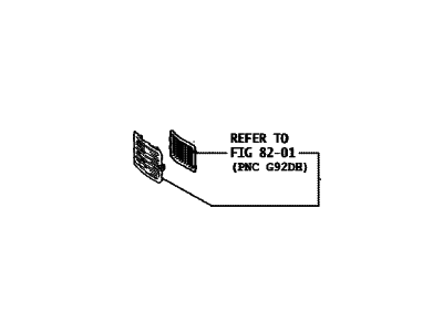 Toyota 58441-0C030-C0 COVER, BATTERY SERVI