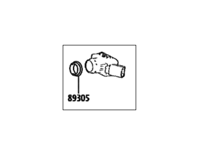 Toyota 89341-60060-B7 Sensor,  Ultrasonic,  Front Corner