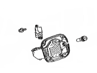 Toyota 77305-62020 Lid Sub-Assy,  Fuel Filler Opening