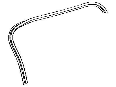 Toyota 67881-35060 Weatherstrip, Back Door