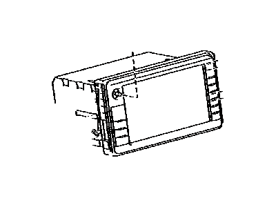 Toyota 86140-02520 Receiver Assembly, Radio & Display