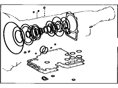 Toyota 04351-30093 Gasket Kit,  Automatic Transmission Overhaul