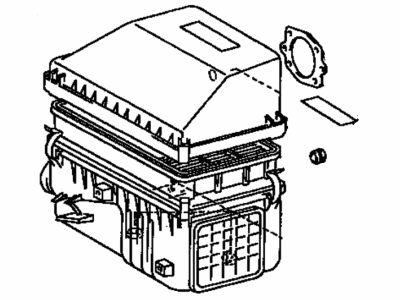 Toyota 17700-0W020 Cleaner Assy, Air