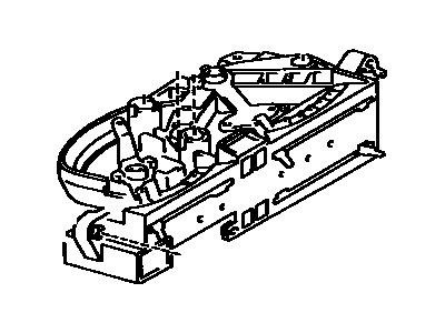 Toyota 55910-35020 Control Assy,  Heater Or Boost Ventilator