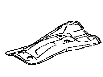 Toyota 58327-60101 Insulator, Main Muffler Heat Toyota 58327-60101 Insulator, Main Muffler Heat