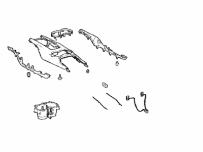 Toyota 58803-48130-C2 Box Sub-Assembly, Console Cup Holder