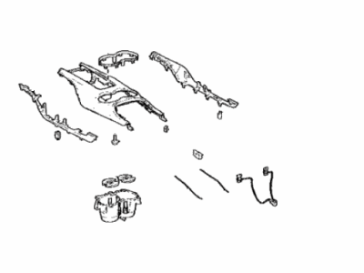 Toyota 58803-48150-C2 Box Sub-Assembly, Console Cup Holder