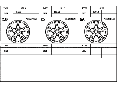 Toyota 42611-47110 Wheel,  Disc