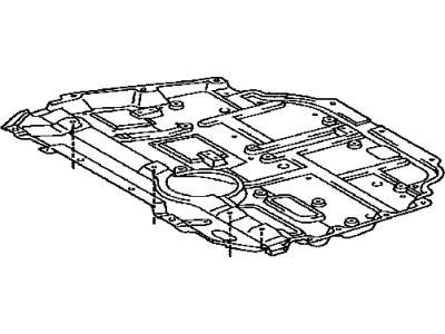 Toyota 51410-12101 Cover,  Engine Under,  NO.1