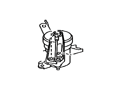 Toyota 12305-37040 Insulator Sub-Assembly, Engine Mounting, Passenger Side