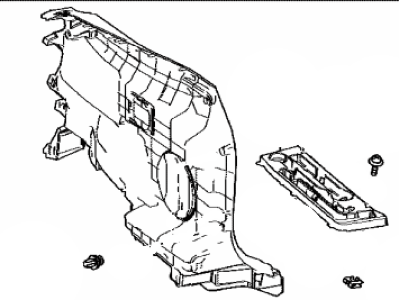 Toyota 64740-42240-C0 Panel Assembly, Deck Tri