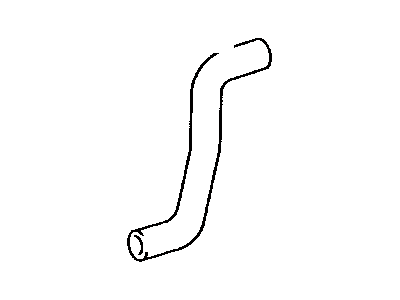 Toyota 16572-02050 Hose, Radiator, Outlet