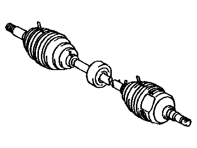 Toyota 43410-02030 Shaft Assy,  Front Drive,  RH