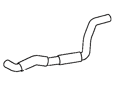 Toyota 87245-1A580 Hose,  Heater Water,  Outlet A