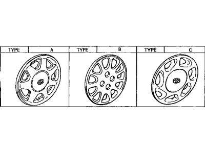 Toyota 42602-12240 Wheel Cap