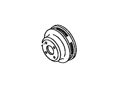 Toyota 16371-15050 Pulley, Fan