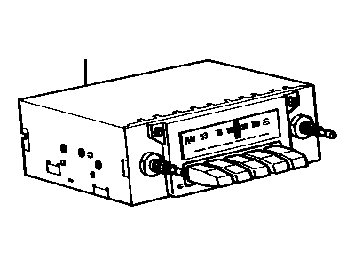 Toyota 86120-14130 Receiver Assy, Radio