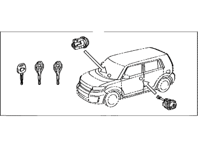 Scion 69005-12E10 Cylinder Set,  Lock