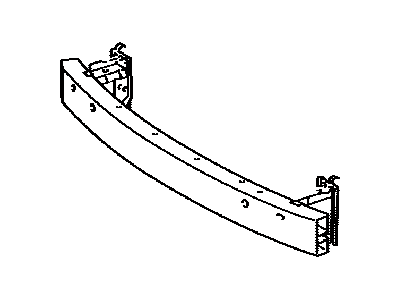 Toyota 52021-12310 Reinforcement Sub-Assembly, Front Bumper